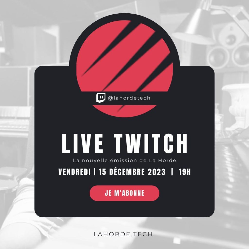 Live Twitch de Décembre