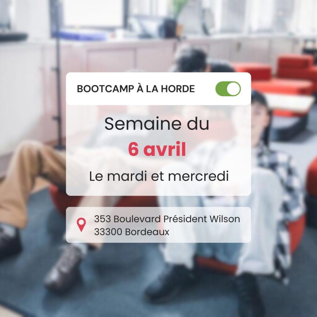 Bootcamp gratuit Avril