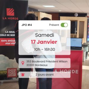JPO 4 janvier - La Horde